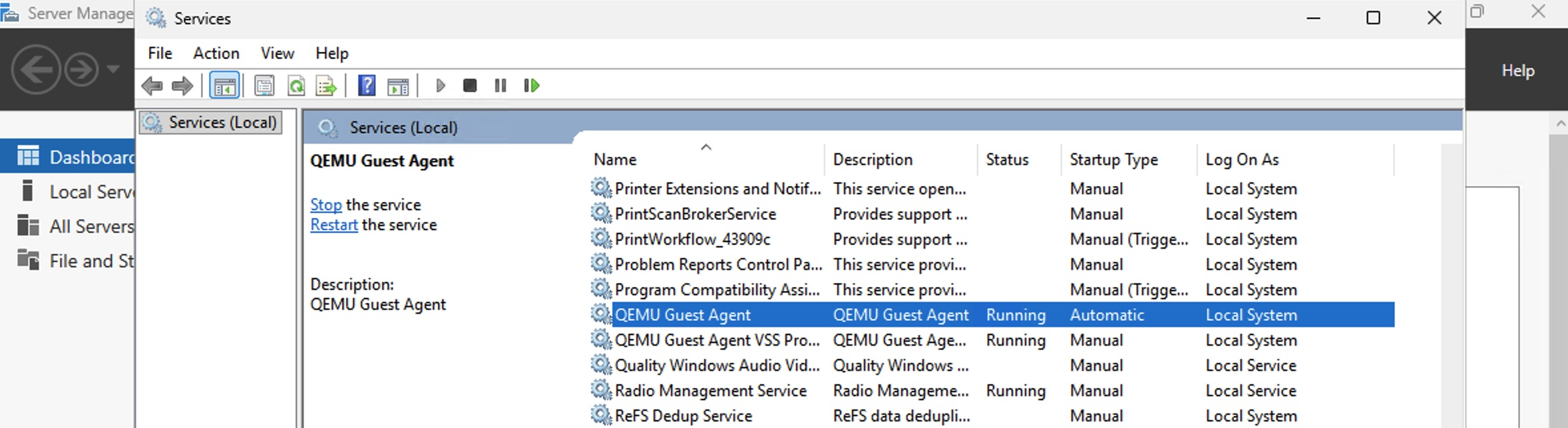 Windows QEMU Guest Agent